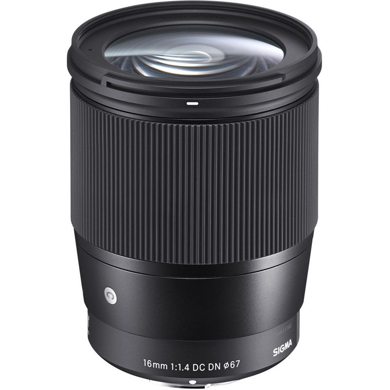 SIGMA - Sigma 16mm f/1.4 DC DN Contemporary Lente Para Sony E - Negro