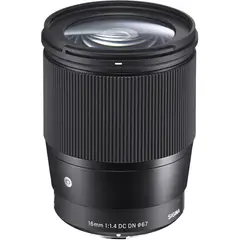 SIGMA - 16mm f/1.4 DC DN Contemporary Lente Para Sony E - Negro