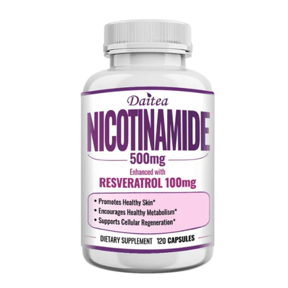 GENERICO - Nad Nicotinamida B3 Resveratrol Revujenecedor Celular 120cap