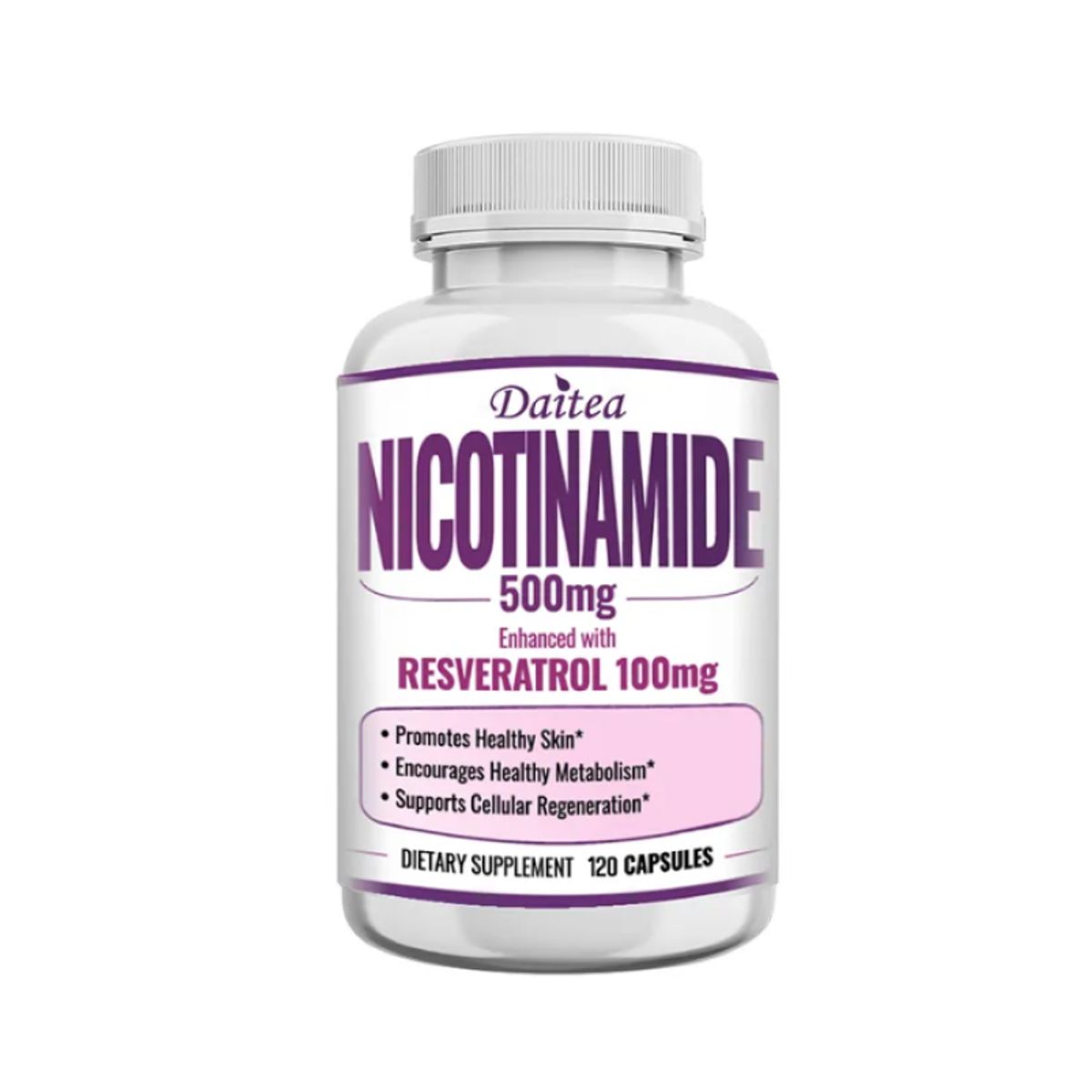 GENERICO - Nad Nicotinamida B3 Resveratrol Revujenecedor Celular 120cap
