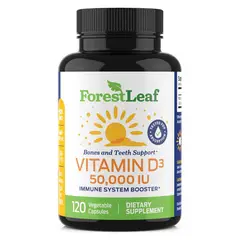 GENERICO - Forest Leaf Vitamina D Cholecalciferol D3 50000ui 1250mcg