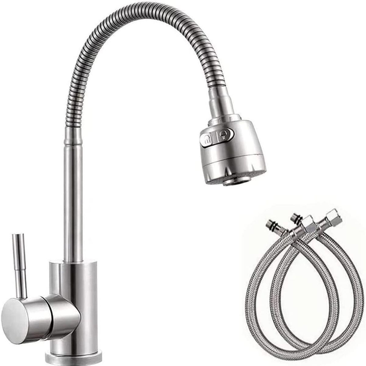 PUREPOWER - Grifo de cocina flexible monomando