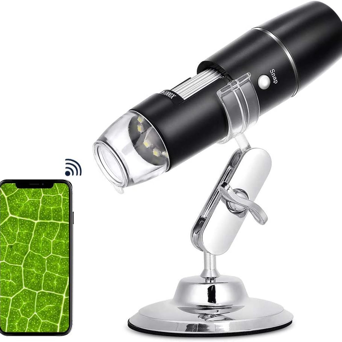 PUREPOWER - Microscopio portatil digital USB con cámara Wi Fi