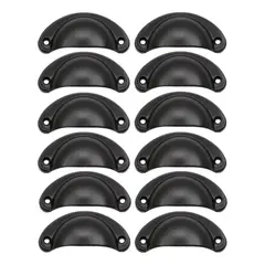 ROZENBERG SPA - Pack 12 Tiradores Cajón Mueble Manilla Mango Vintage Tocador