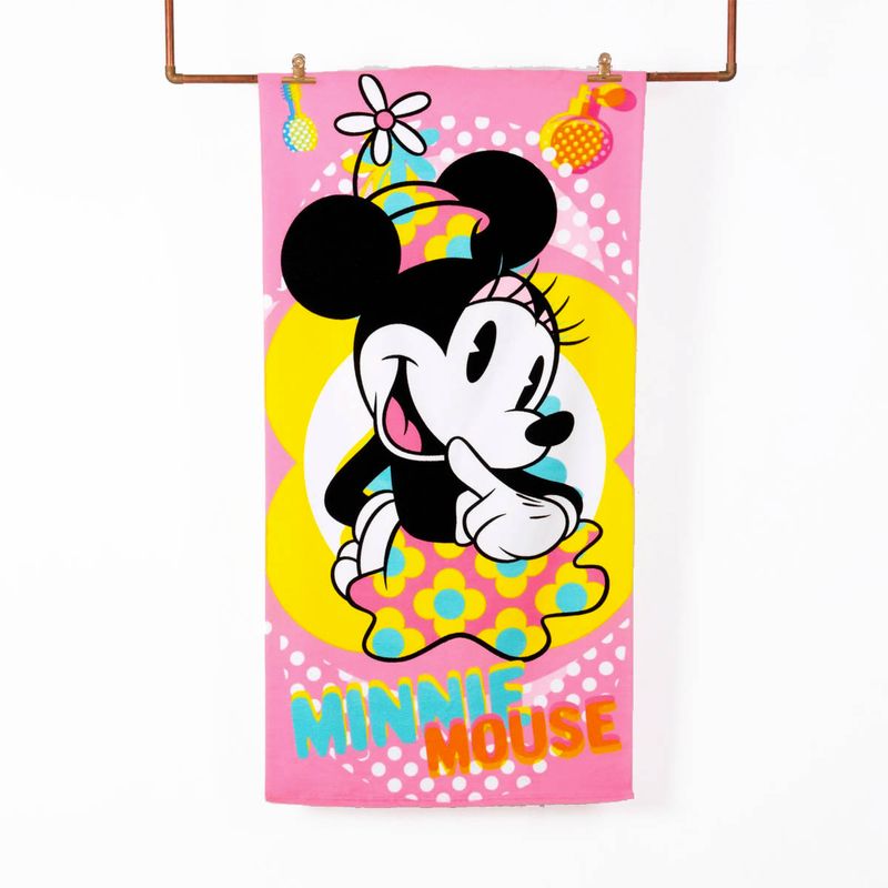 MASHINI - Toalla Microfibra Playa + Bolso Regalo Minnie Dots