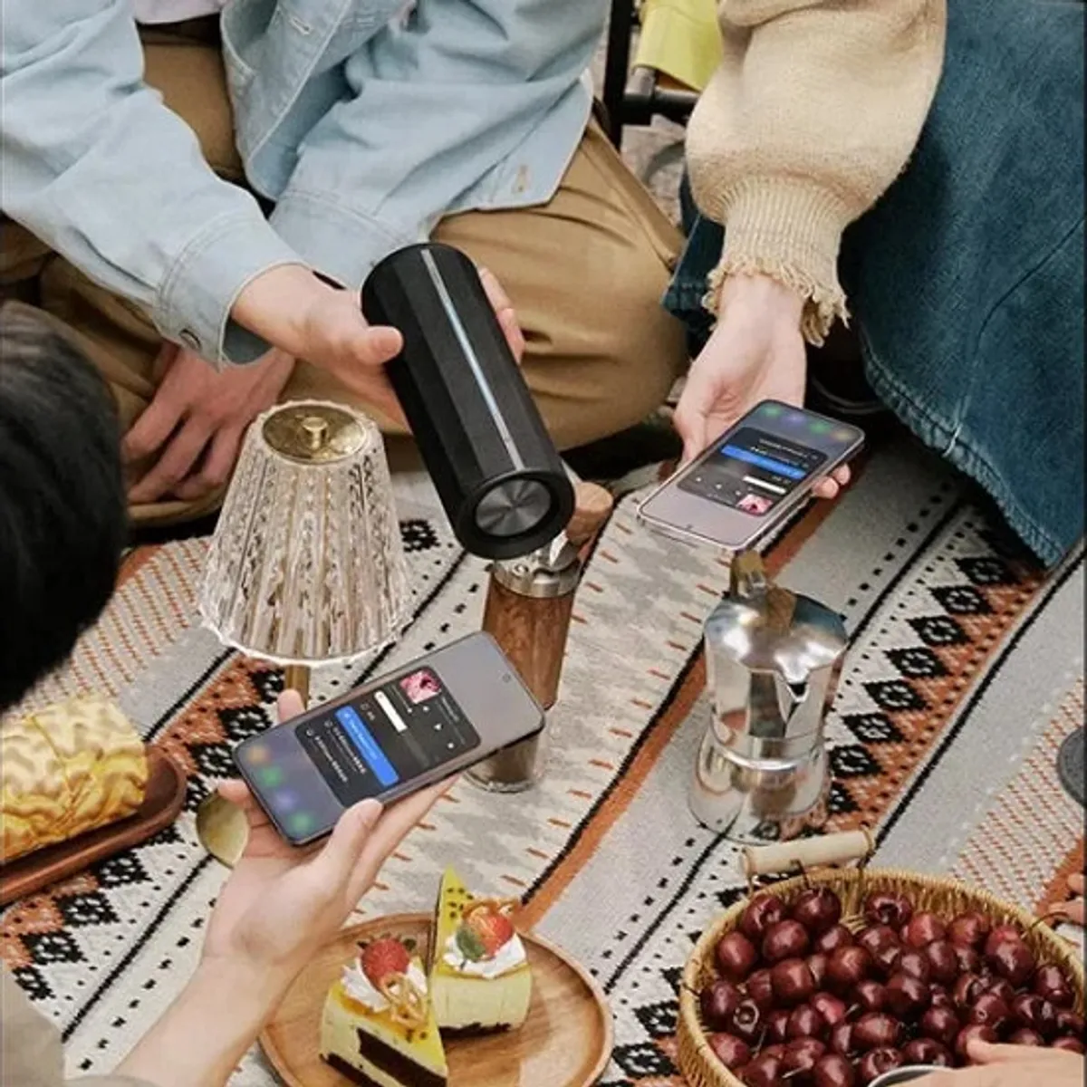 XIAOMI - Parlante Bluetooth Xiaomi ASM02A IP67 4800 mah - Blanco