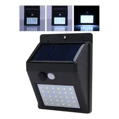 ROZENBERG SPA - Foco Led Solar 30 Led Con Sensor Movimiento Exterior