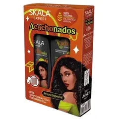 SKALA - Pack Shampoo Balsamo Acachonados650mlCabellos OscurosCuida Rulos