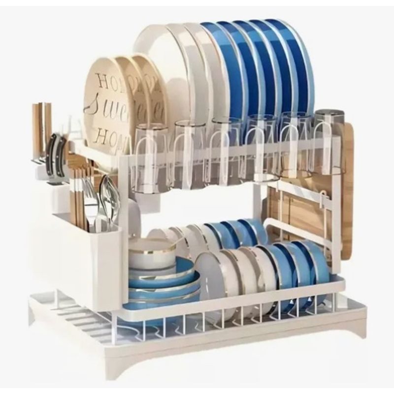 ATLAS - Secador Escurridor De Loza Platos Inoxidable