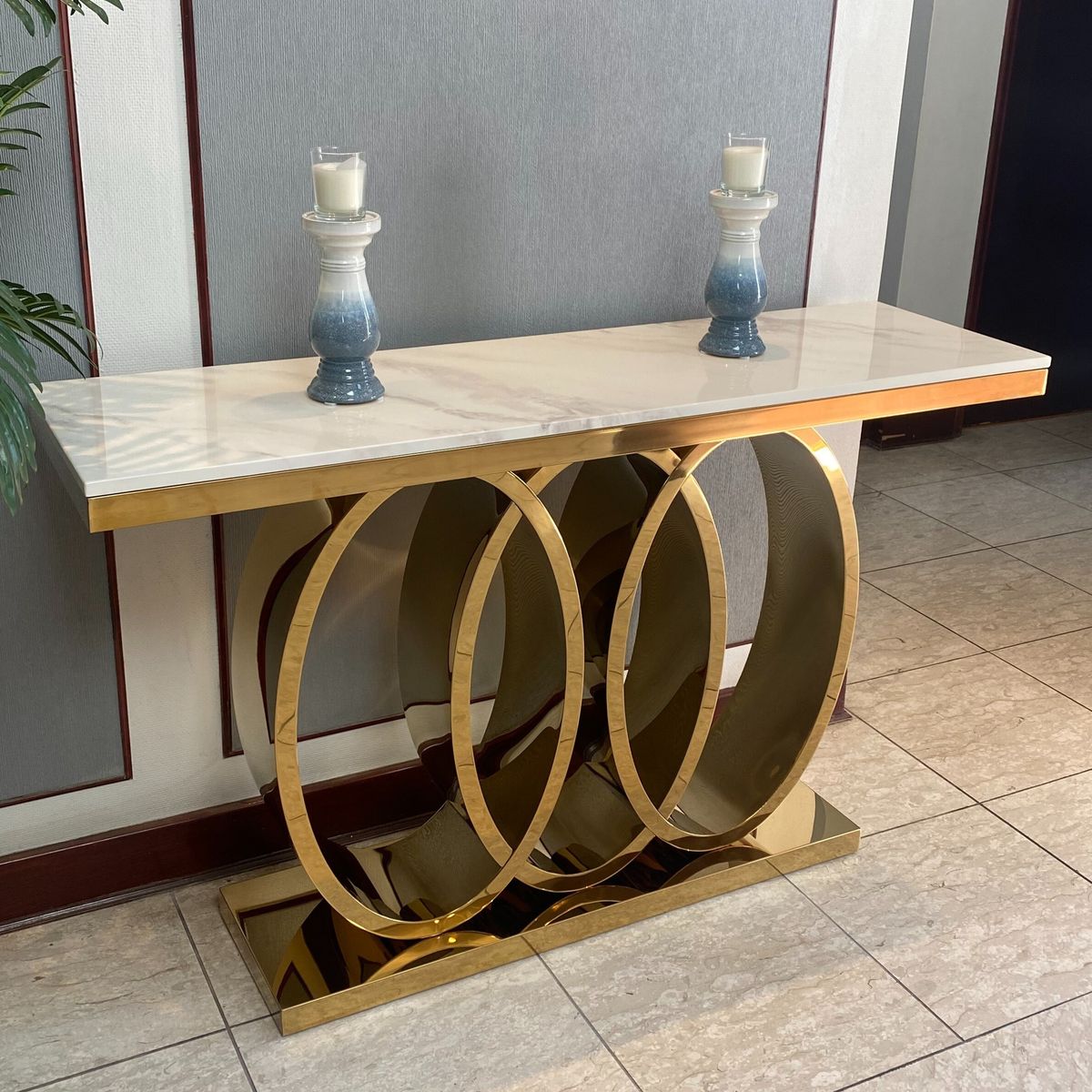 GENERICO - Arrimo Cronos Dorado Blanco Estambul Design.