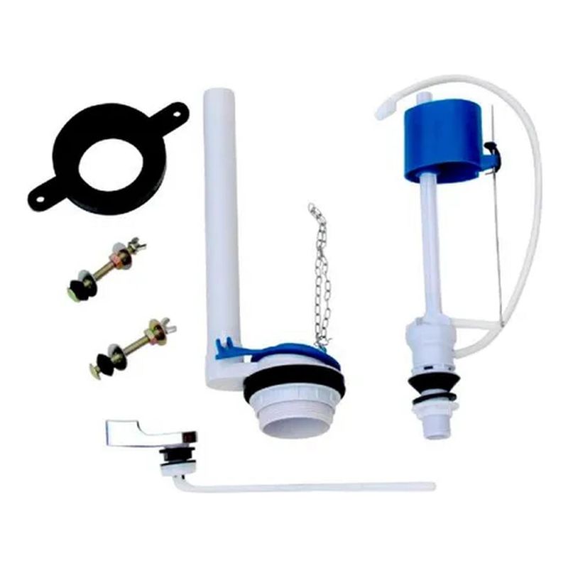 GENERICO - Kit Para Estanque Wc Carga Descarga Y Fijaciones