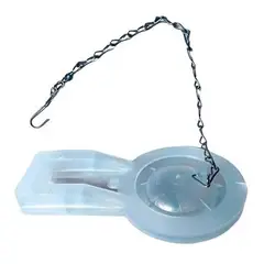 GENERICO - Flapper Para Estanque Wc Con Cadena Metálica
