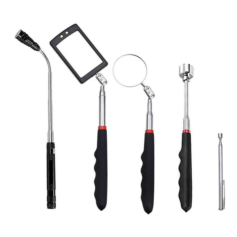 PUREPOWER - Kit de 5 herramientas telescópicas magnéticas.