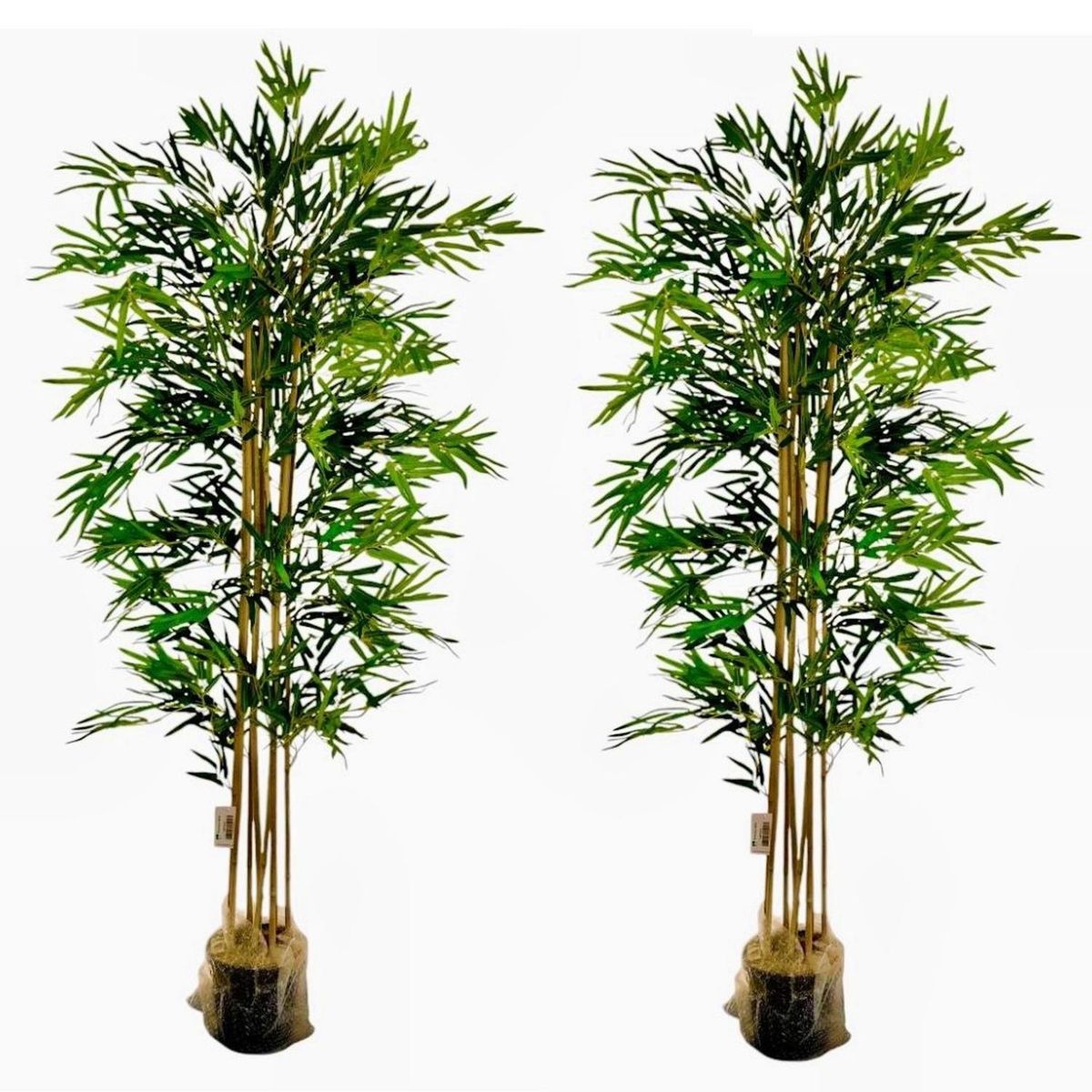 ARBUSTO REAL - 2 X 1 Bamboo Premium 150 cm. / 1095 Hojas Arbusto Real