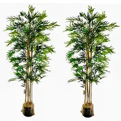 ARBUSTO REAL - 2 X 1 Bamboo Premium 150 cm. / 1095 Hojas