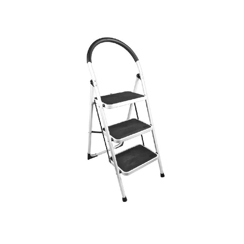 GENERICO - Escalera Plegable Antideslizantes Color Blanco