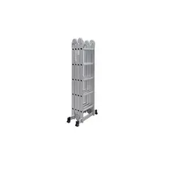 GENERICO - Escalera Aluminio Multiuso 57 Mts Gris