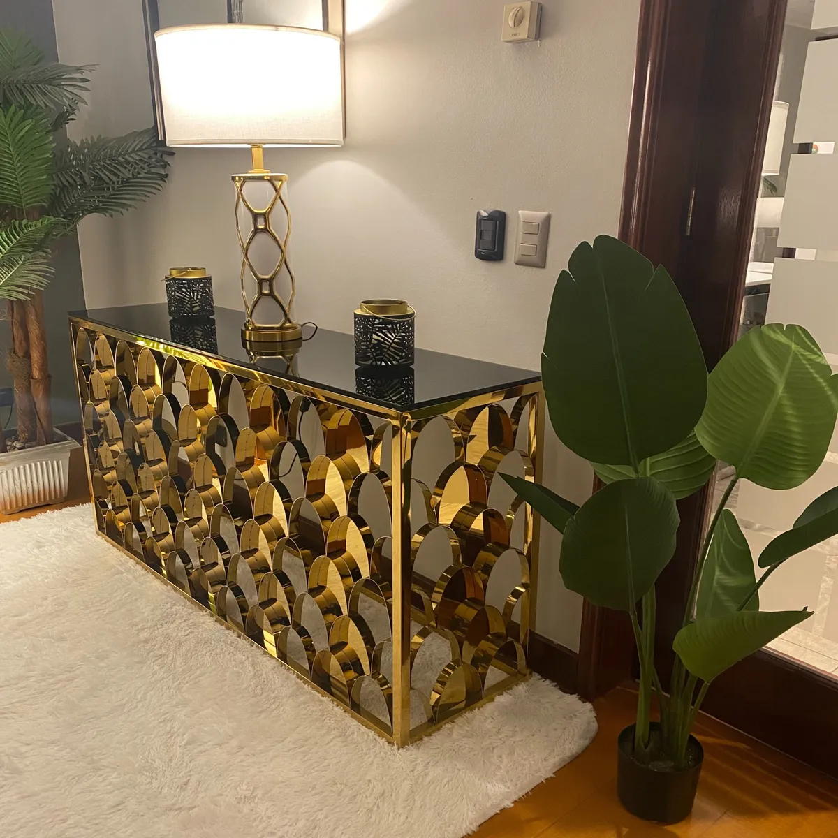 GENERICO - Mesa de Arrimo Artemisa espejado Estambul Design.