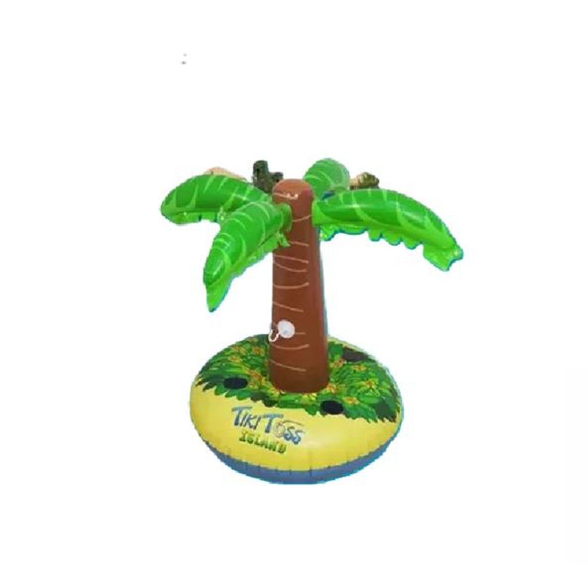 GENERICO - Flotador inflable palmera posa vaso multicolor