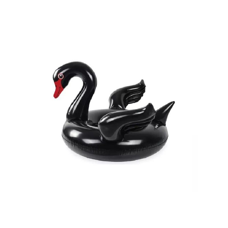 GENERICO - Flotador inflable grande cisne negro