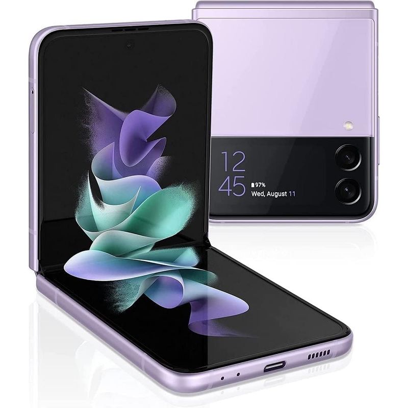 SAMSUNG - SAMSUNG Flip3 8GB+128GB Morado Reacondicionado