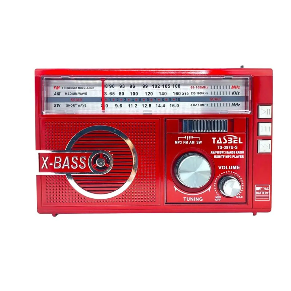 MOVI - Radio Recargable AMFMSW Solar + Linterna XB-397U-S