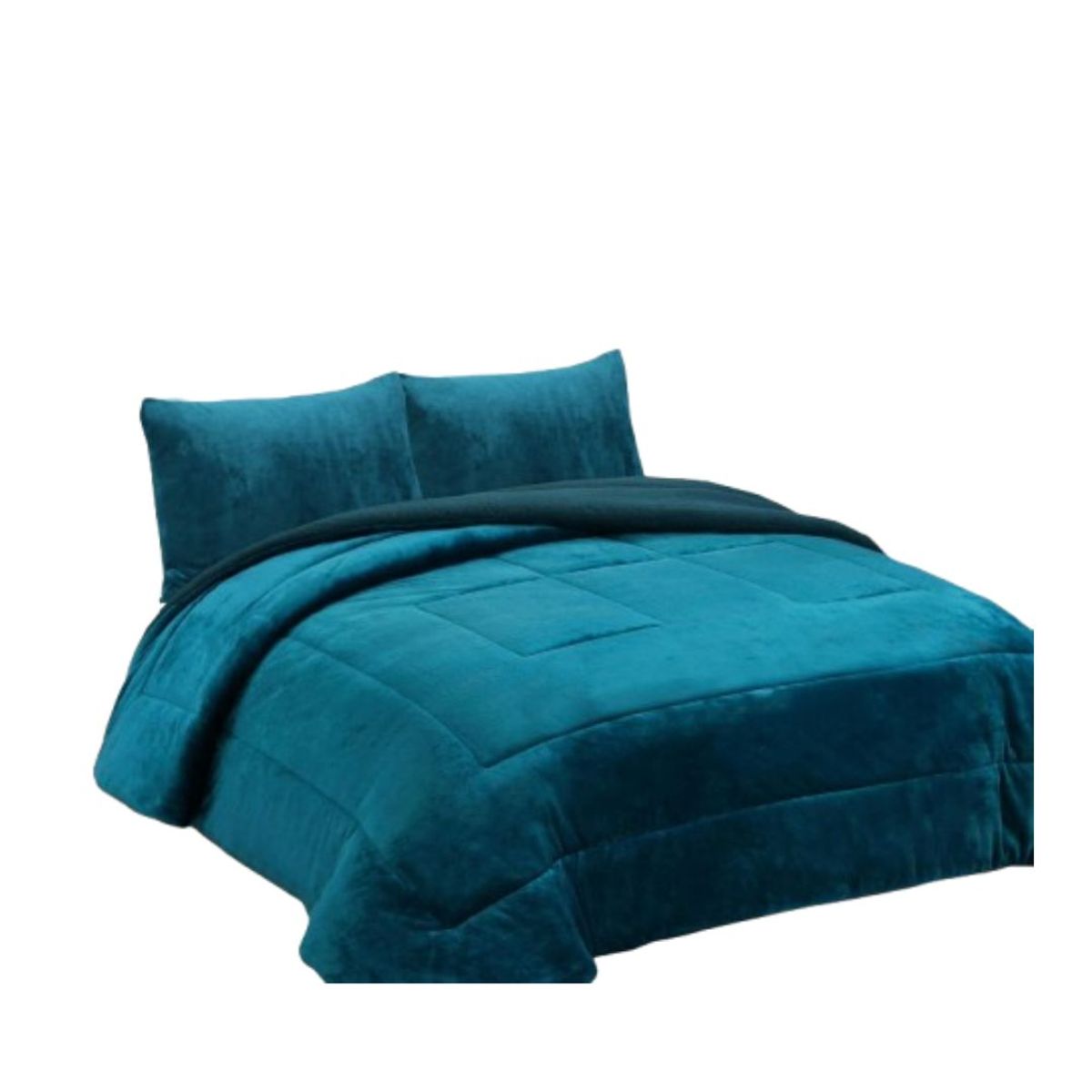 GENERICO - Cobertor Chiporro King Invierno - Verde Petróleo M10