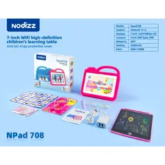 BLWOENS - Tablet para Niños 7 Pulg Nodizz con Control Parental - Rosa