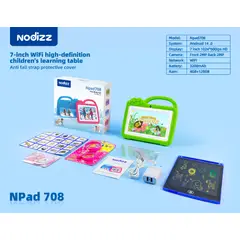 BLWOENS - Tablet para Niños 7 Pulg Nodizz con Control Parental - Verde.