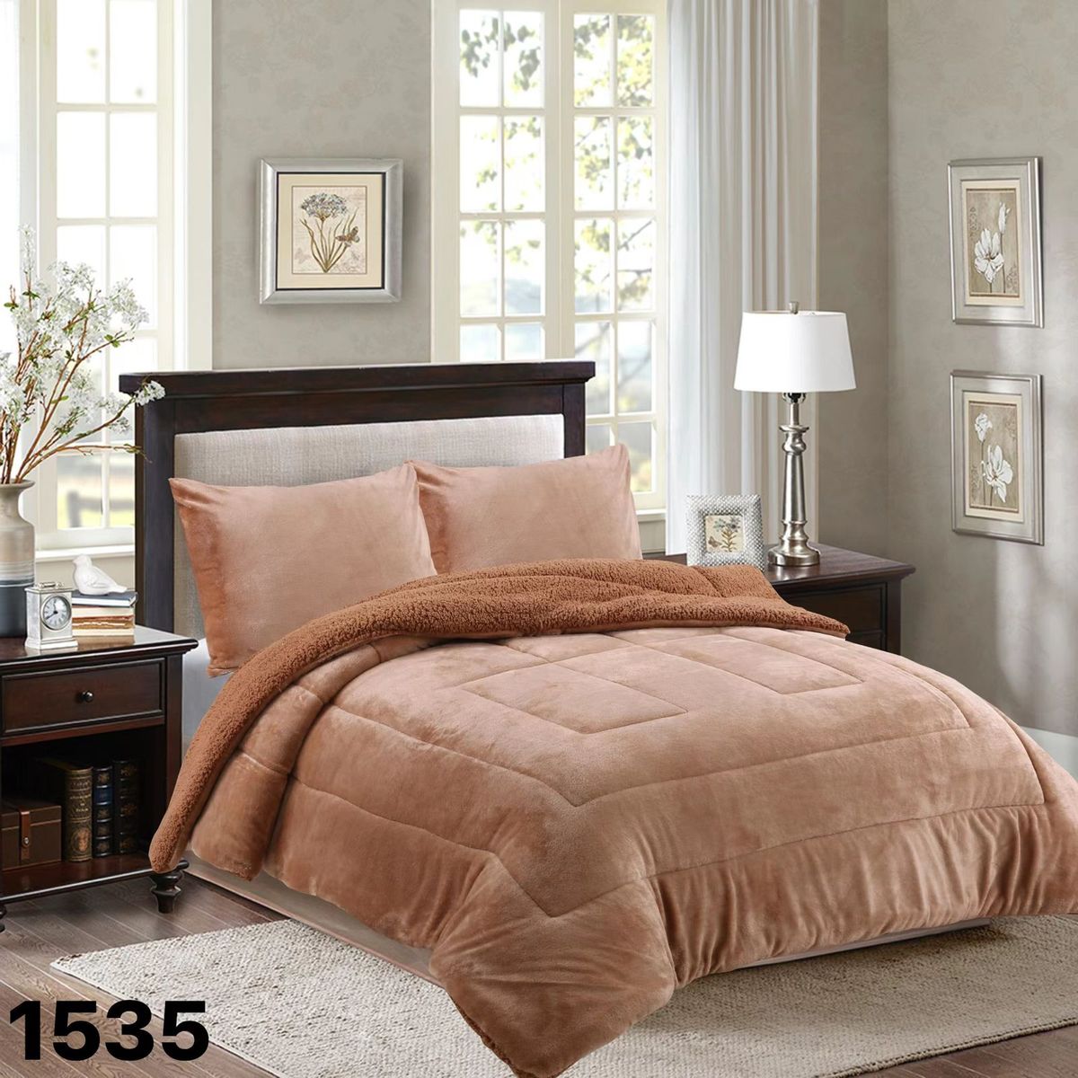 GENERICO - Cobertor Chiporro King - Café Claro M1535