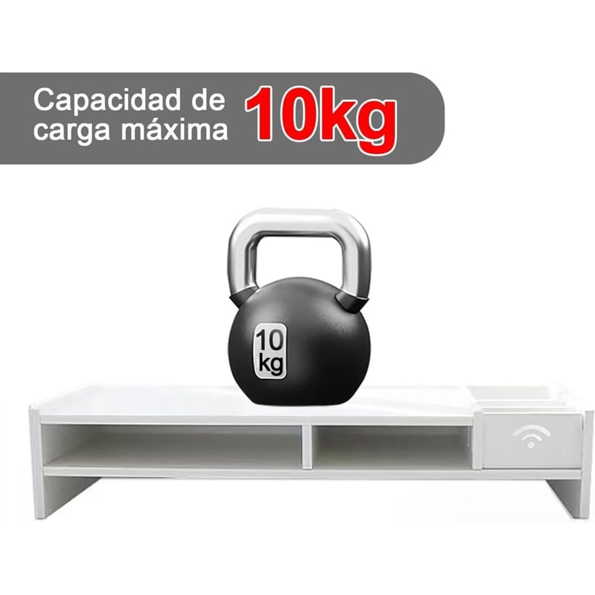 COZYNOOK - Base De Monitor Organizador Para Escritorio Multiuso 2 Niveles