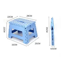 EDWINAYY - Banquito Plegable Taburete Pórtatil Mediano Piso 35x29x28cm