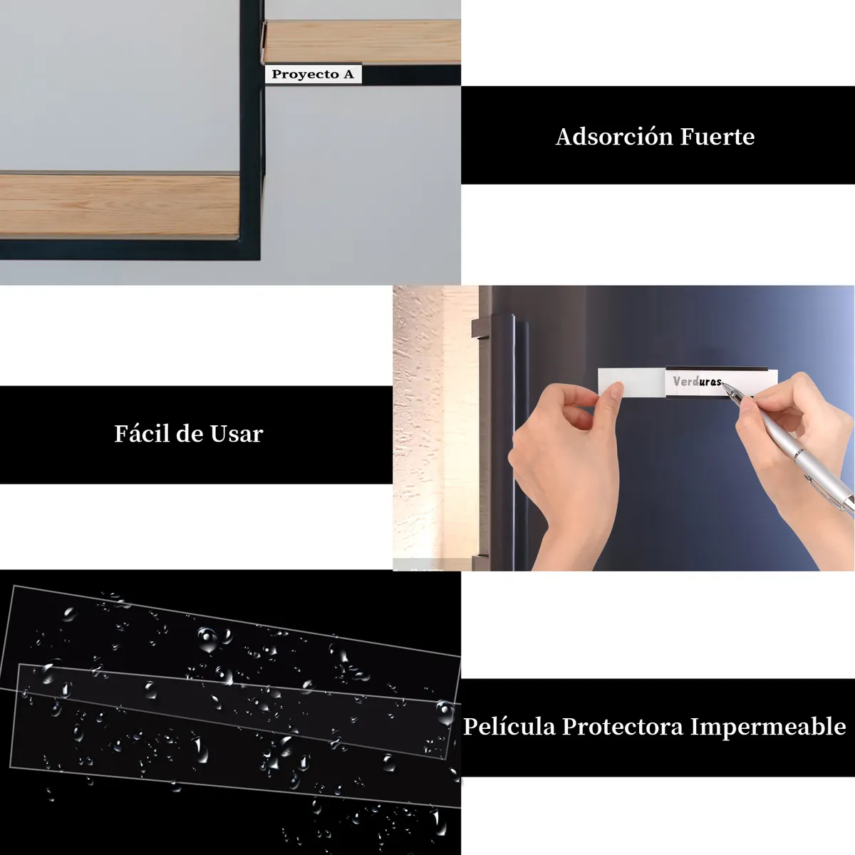 YAYKO - Etiquetas magnéticas 50 unidades