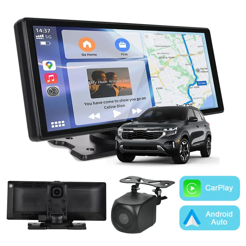 YAYKO - Cámara  Frontal Trasera   Para Carplay Android Auto  Hd 10.26 4K