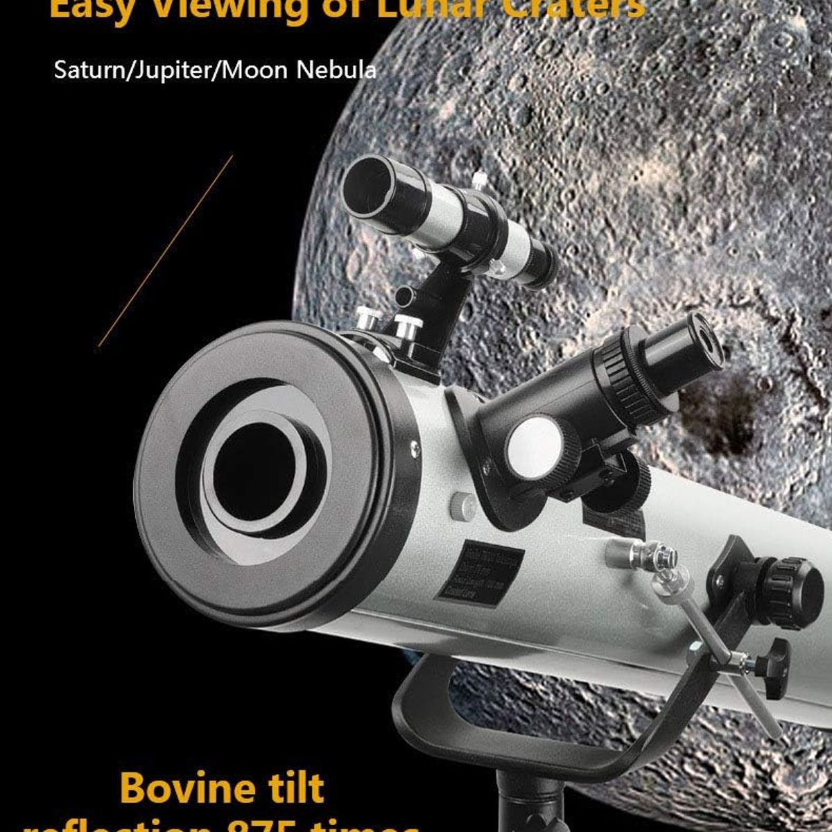 KUANGYE - Telescopio Astronómico Profesional Reflect Hd 700 Mm X 76mm.