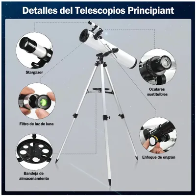 Imagen 2 del producto Telescopio Astronómico Profesional 114700mm Monocular 875x