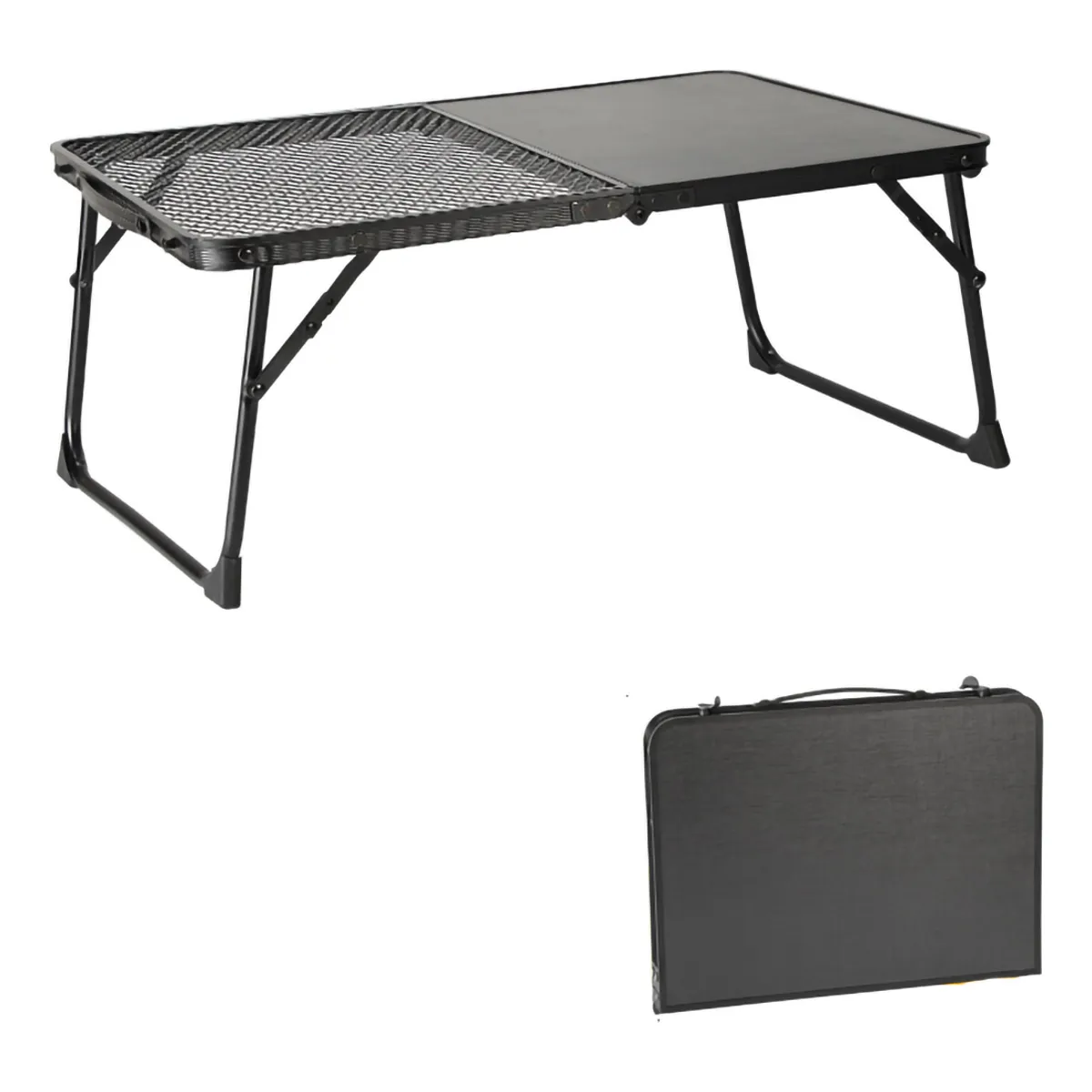 GENERICO - Mesa Parrilla Plegable Mesa De Camping Con Mesa De Malla