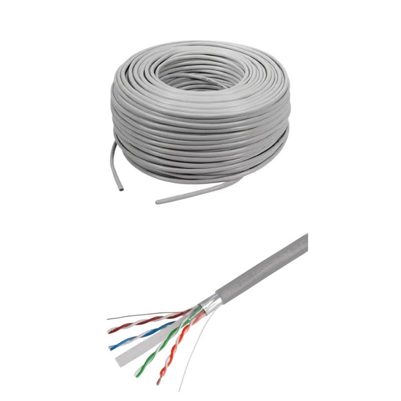 MALIK - Cable Red Cat 6 Premium 100m - Velocidad 1 Gbps