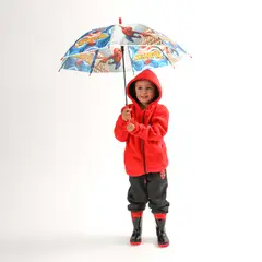MARVEL - Paraguas Infantil Celeste Spiderman