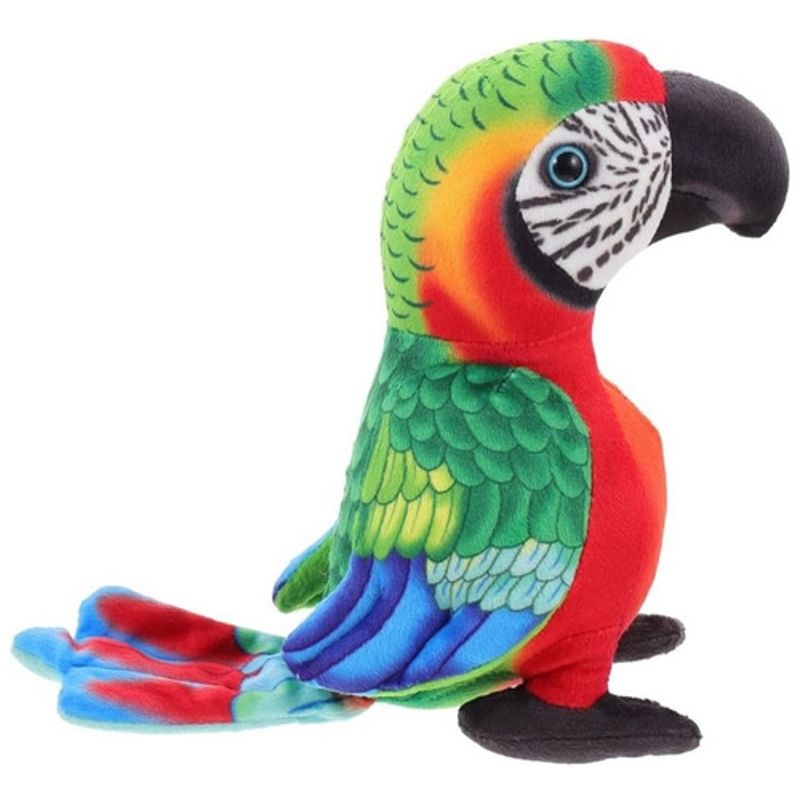 GENERICO - Peluche Pájaro Loro Guacamayo Multicolor Felpa Suave