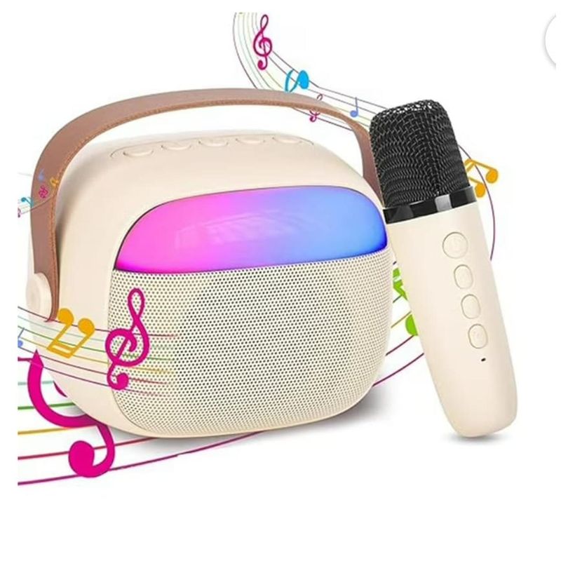 GENERICO - Parlante Bluetooth Con Luz Y 1 Microfono