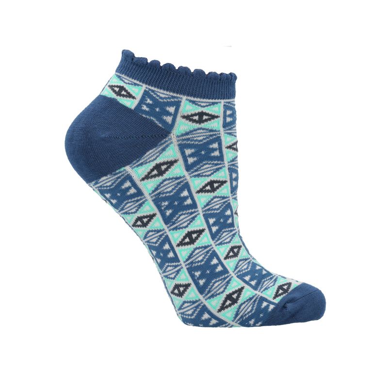 ROCKFORD - Calcetin Azul Rfv23W PeSt Shapes Mujer ROCKFORD