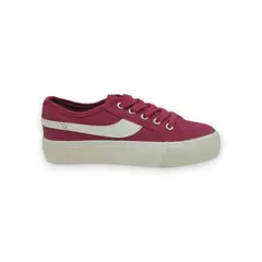 HERIEL - Zapatilla Burdeo Textil Mujer