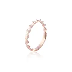 JB JOYAS BARON - Anillo de oro 18kt Espiral tono rosa