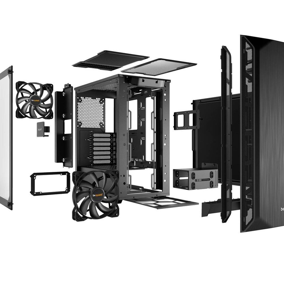 BE QUIET - Gabinete Gamer Be Quiet! Pure Base 500 Window Black, ATX, M-ATX.