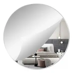 ROZENBERG SPA - Acrílico Espejo Adhesivo Redondo Decorativo 30x30 Cm Mural