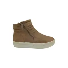 HERIEL - Zapatilla Camel Caña Mujer