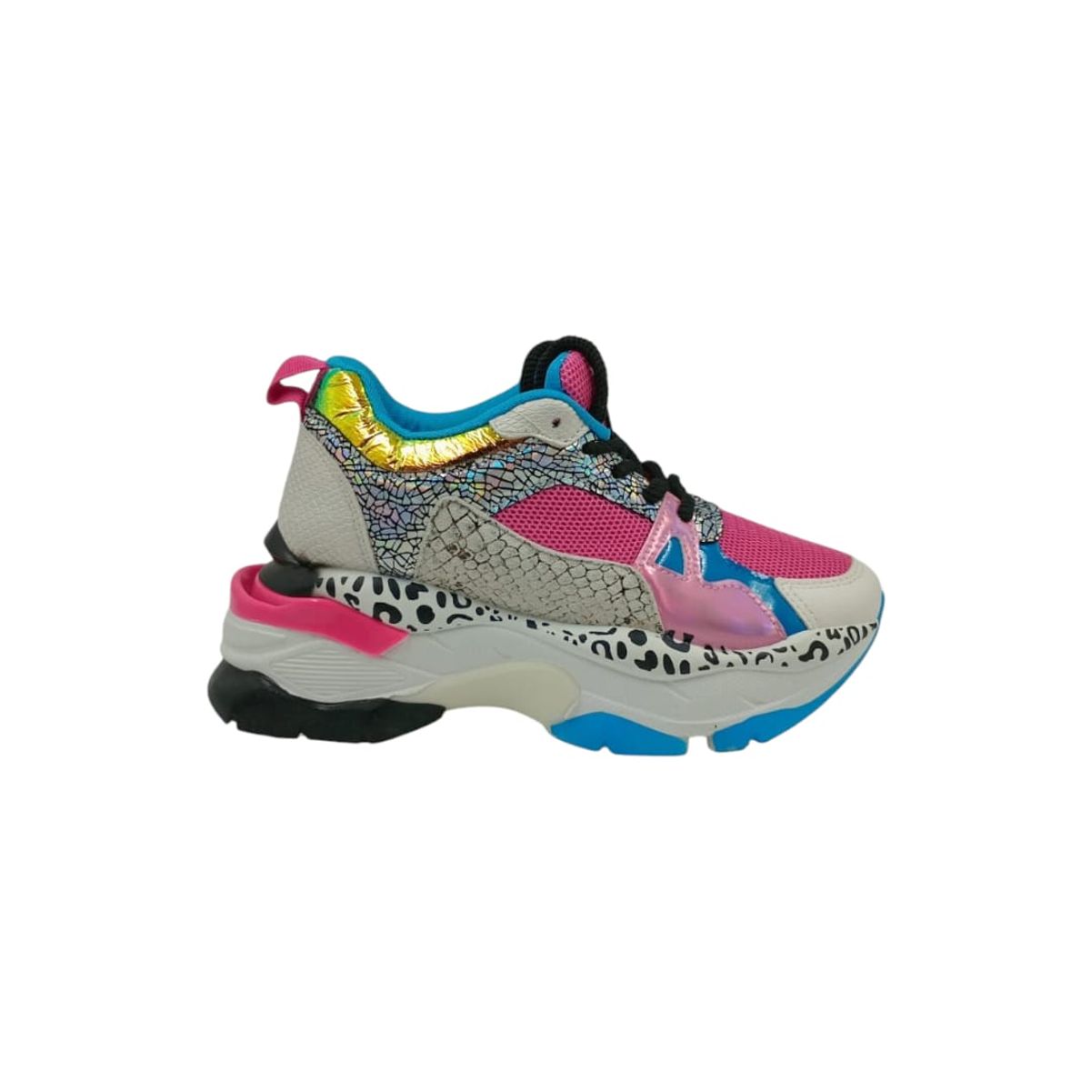 HERIEL - Zapatilla Fucsia Plataforma Mujer