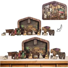 TIOZONEY - Inicio Adornos decorativos de madera Patrones clásicos