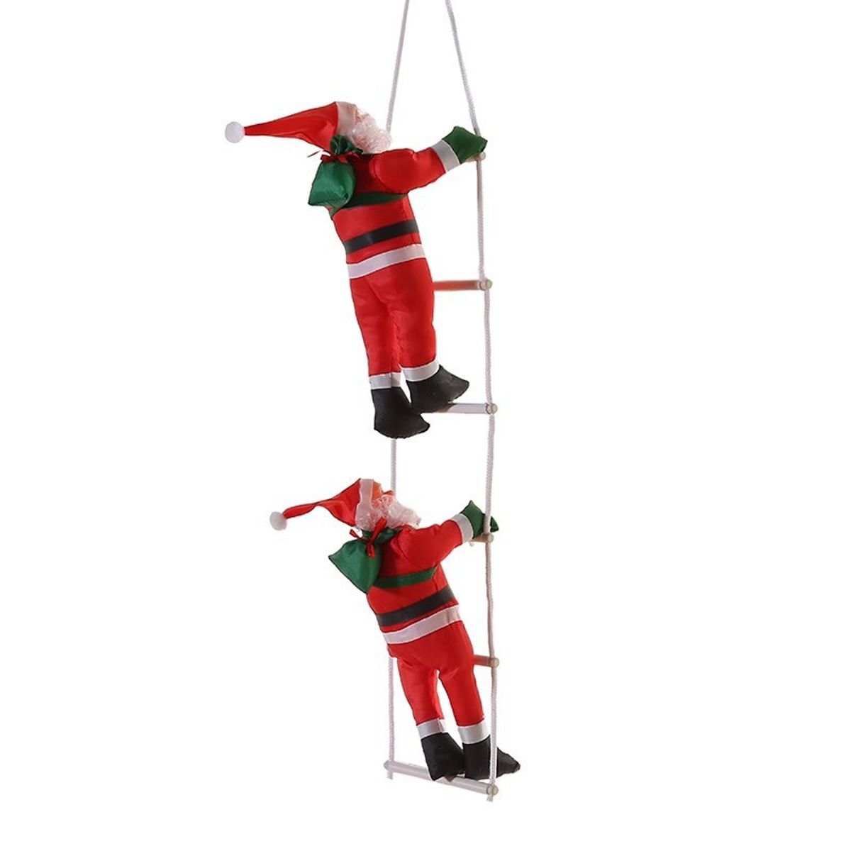 TIOZONEY - Colgante de Navidad Papá Noel 25cm